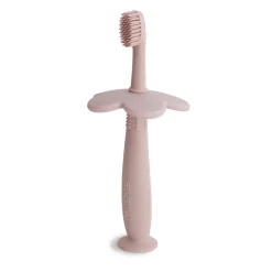 MUSHIE Training Toothbrush - Blush- Plejeartikler Til Baby