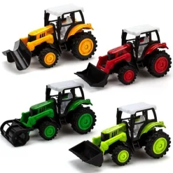 Magni Traktor med frontlæsser og pull-back ass.- Traktorer & Fly