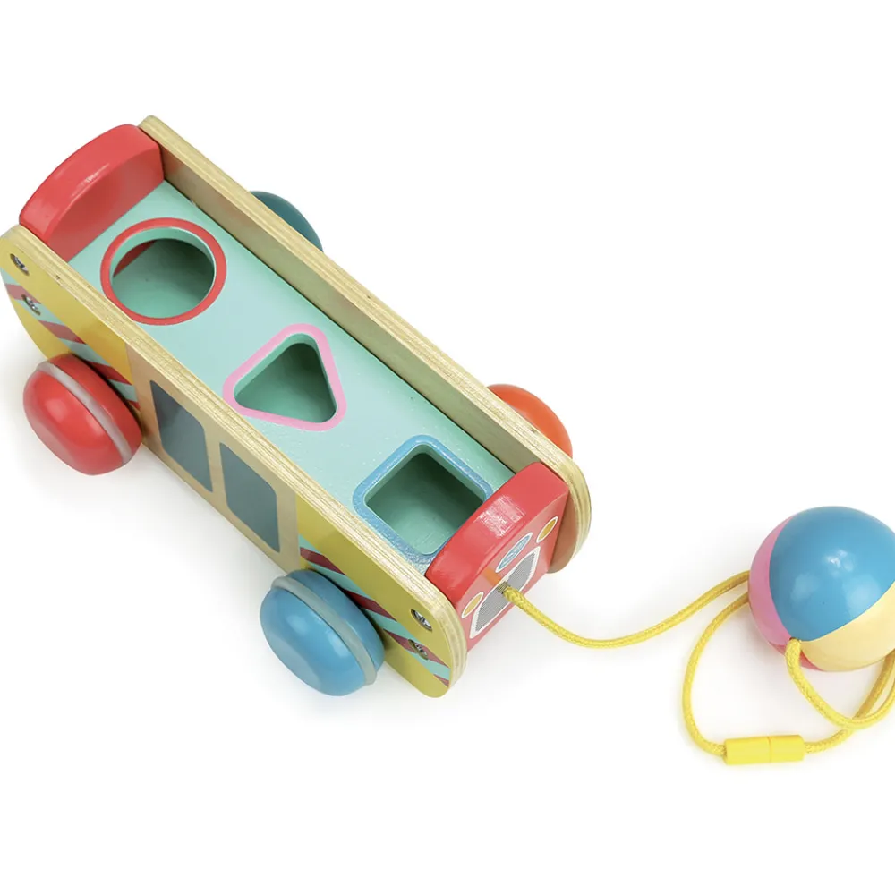 Vilac Træklegetøj - Bus- Trælegetøj|Trækdyr