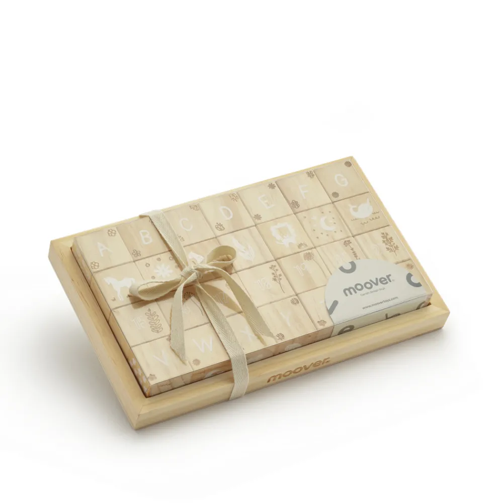 Moover Toys Træklodser med symboler- Træklodser