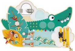 Janod Tropic - Crocodile Activity Board- Aktivitetslegetøj