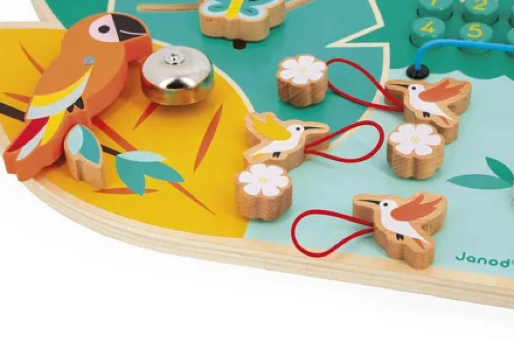 Janod Tropic - Crocodile Activity Board- Aktivitetslegetøj