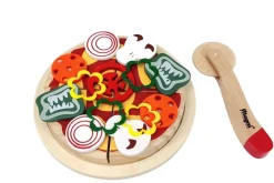 Magni Træpizza Med Tilbehør I Æske - FSC®- Køkkenleg
