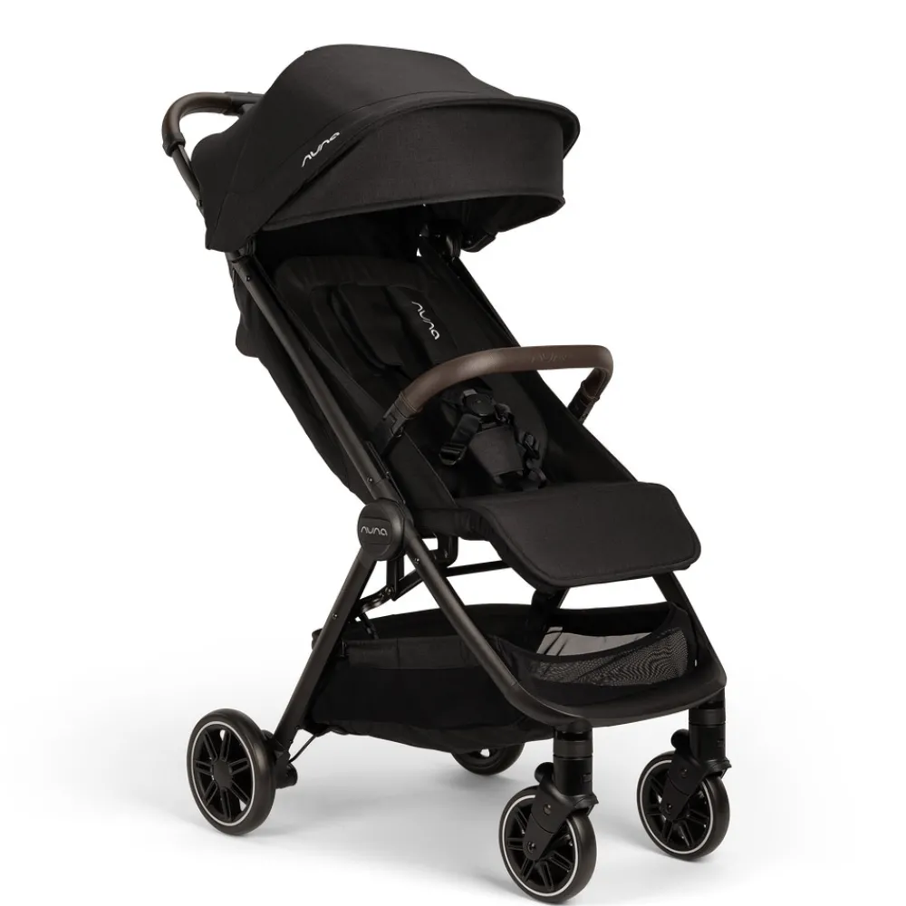 Nuna TRVL - Caviar (2024)- Klapvogne Med Flade Sæder