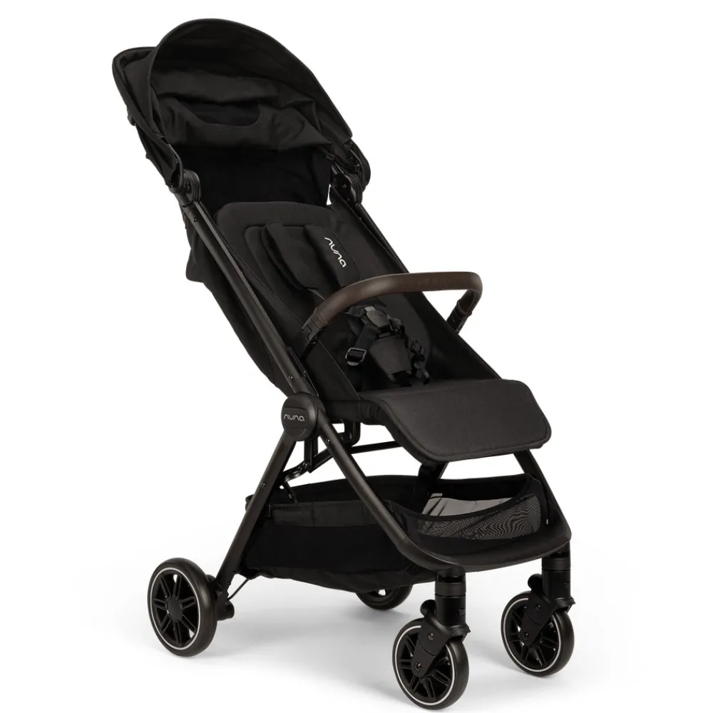 Nuna TRVL - Caviar (2024)- Klapvogne Med Flade Sæder