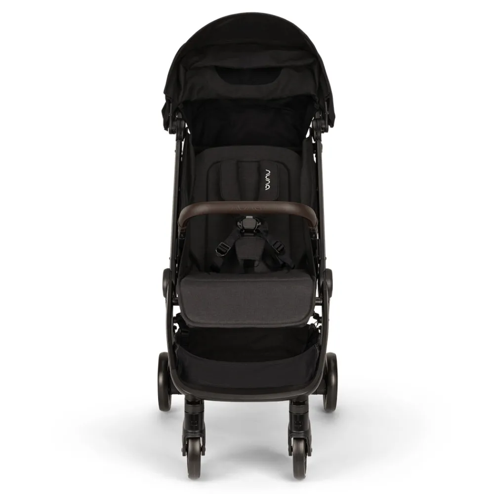 Nuna TRVL - Caviar (2024)- Klapvogne Med Flade Sæder