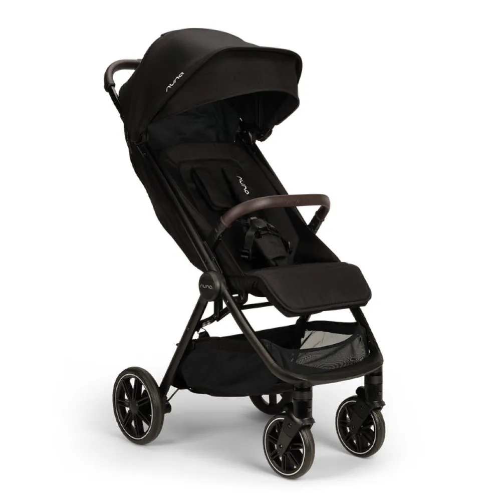 Nuna TRVL LX - caviar- Klapvogne Med Flade Sæder