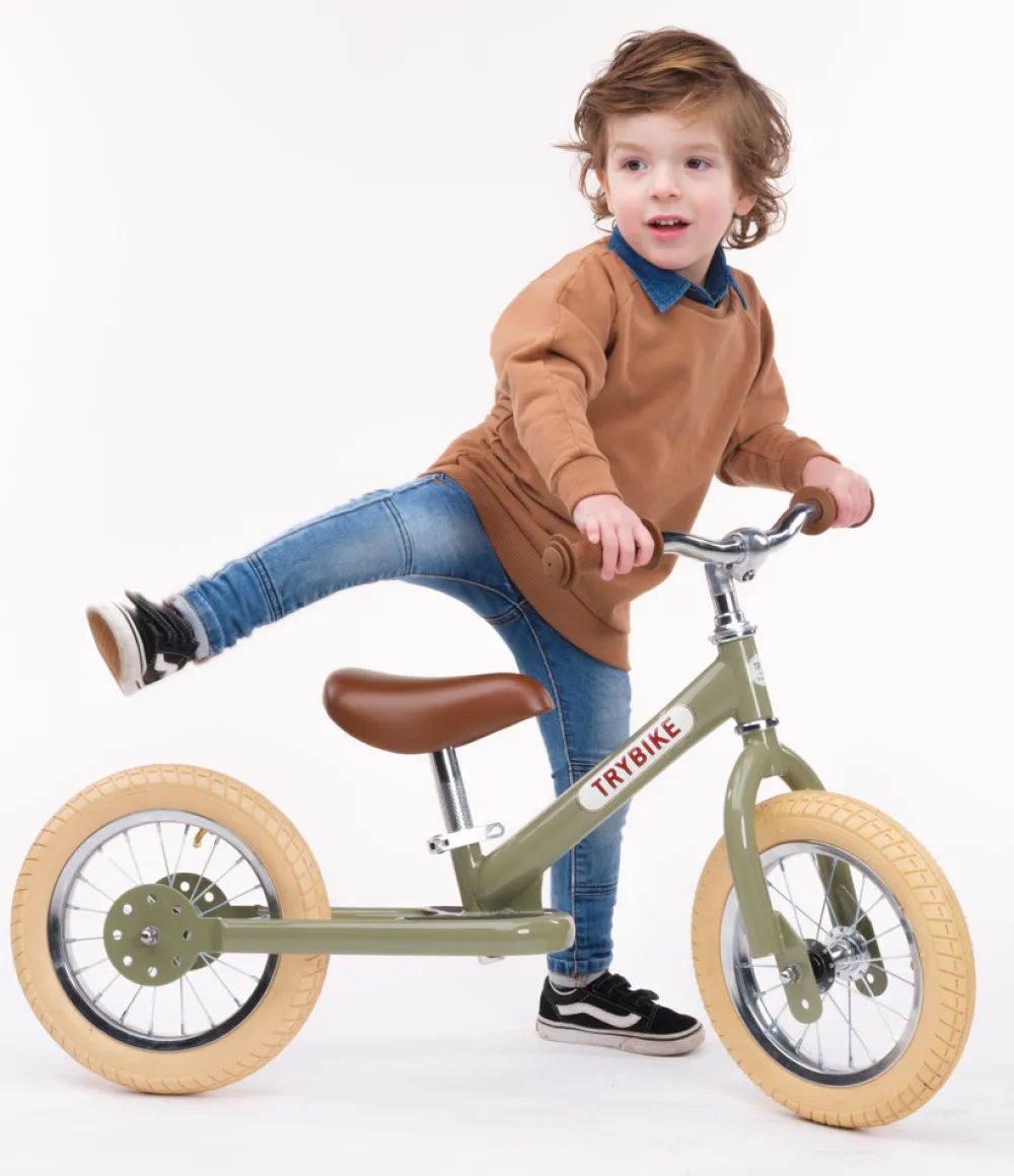 Trybike 3-Hjul, Grøn- Løbecykler & Cykler