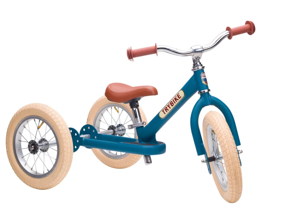 Trybike 3-Hjul, Vintage Blå- Løbecykler & Cykler