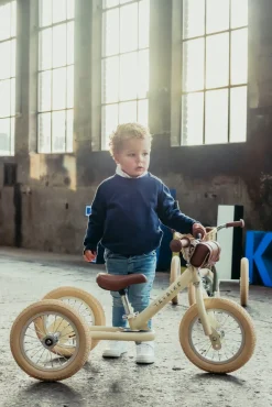 Trybike 3-Hjul, Vintage Creme- Løbecykler & Cykler