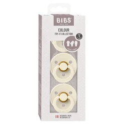 BIBS Try-it Colour 3 PACK Ivory- Sutter