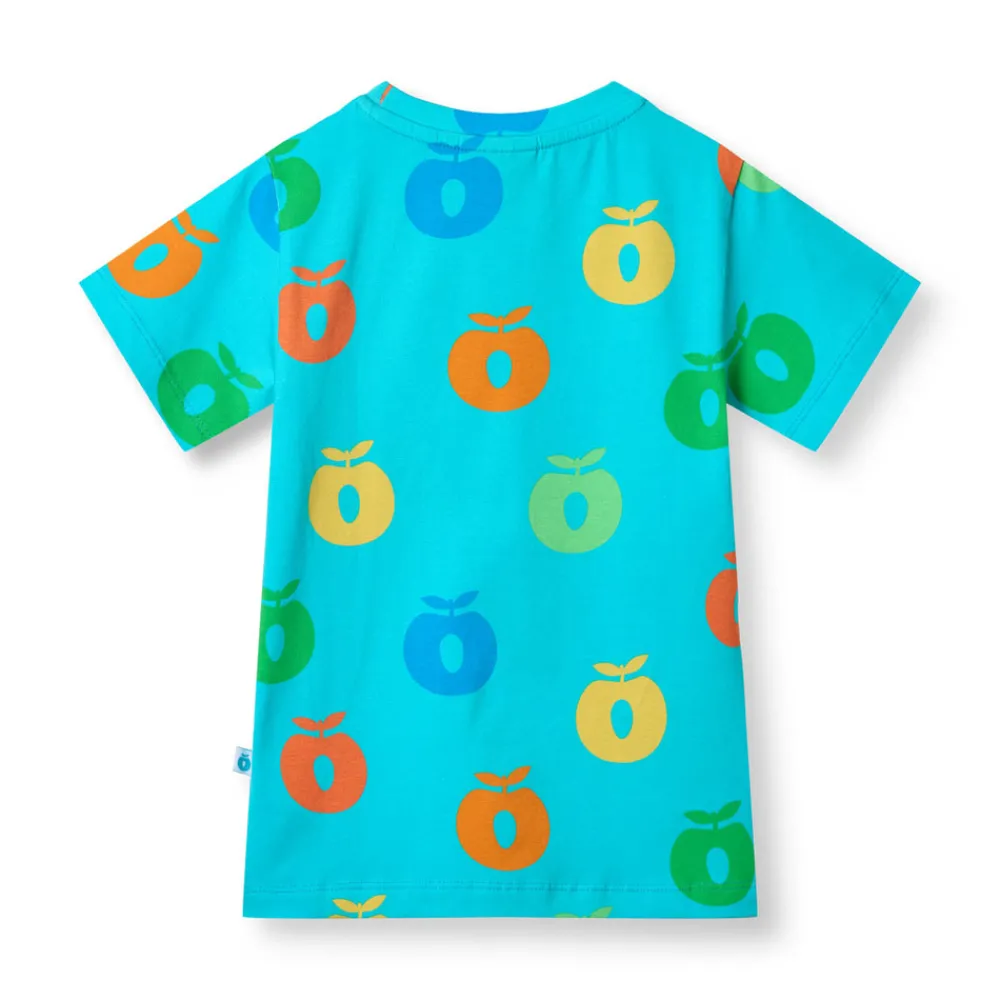 Småfolk T-shirt - Blue atoll- T-Shirts & Toppe