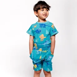 Småfolk T-shirt - Teal- T-Shirts & Toppe