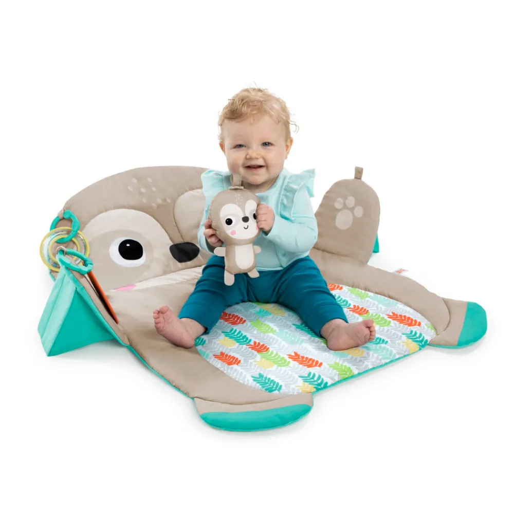 Bright Starts Tummy Time Prop & Play dovendyr legemåtte- Aktivitetstæpper