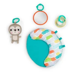 Bright Starts Tummy Time Prop & Play dovendyr legemåtte- Aktivitetstæpper