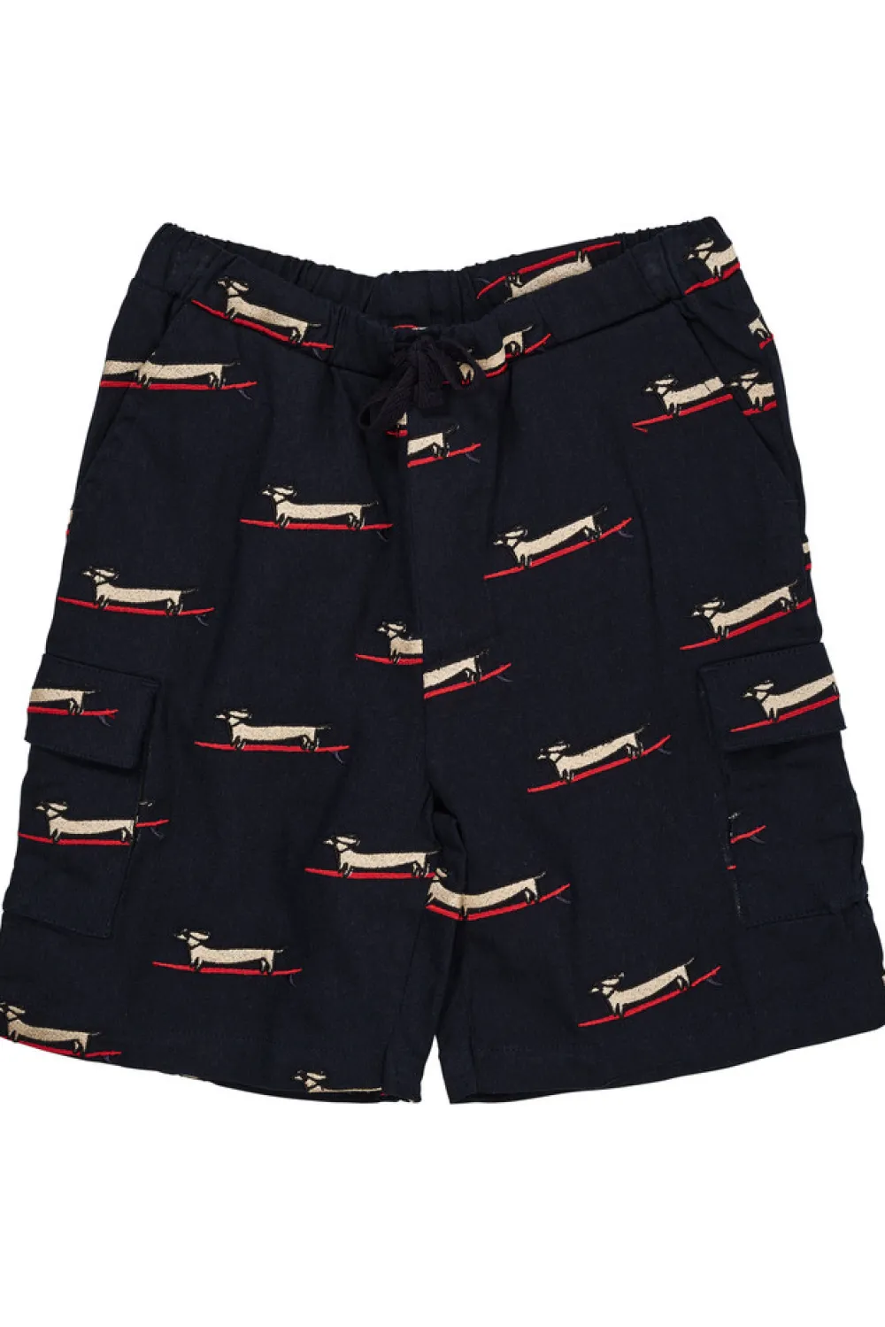 Copenhagen Colors Twill shorts m. lomme - NAVYSTRIPE- Shorts