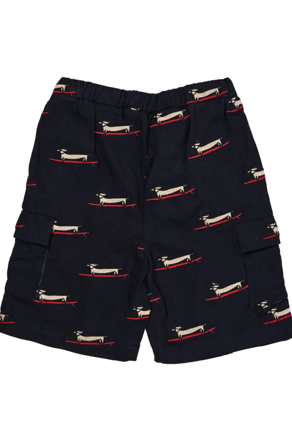 Copenhagen Colors Twill shorts m. lomme - NAVYSTRIPE- Shorts