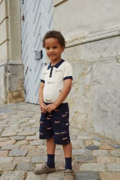 Copenhagen Colors Twill shorts m. lomme - NAVYSTRIPE- Shorts