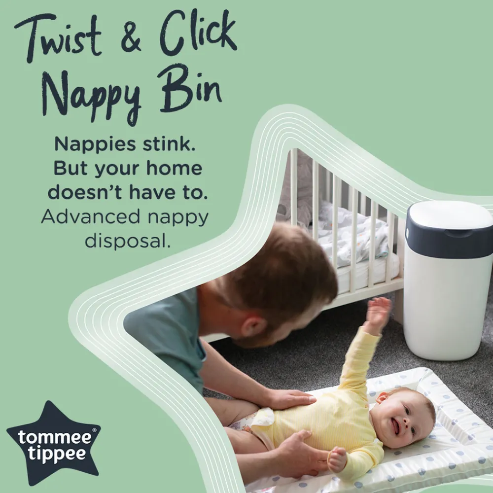 Tommee Tippee Twist&Click blespand - hvid- Pusleudstyr Diverse