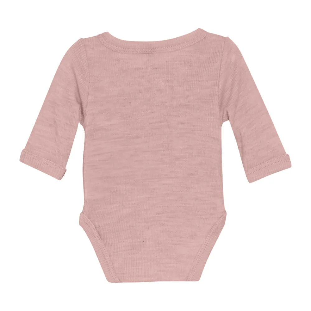 BeKids Uld Body Langærmet - Solid - 6340- Uldbodyer|Bodystocking Langærmet