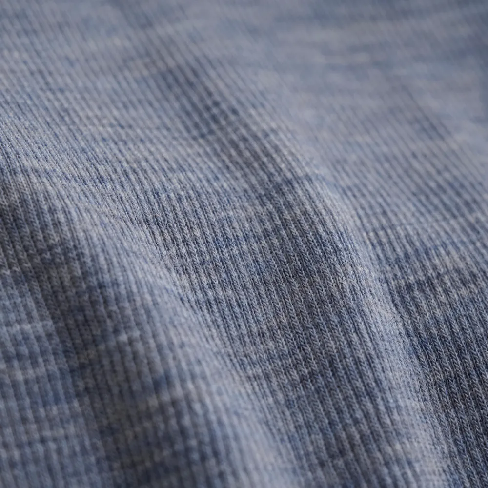 BeKids Uld body langærmet body - solid - Folkstone Gray Melange- Bodystocking Langærmet|Uldbodyer