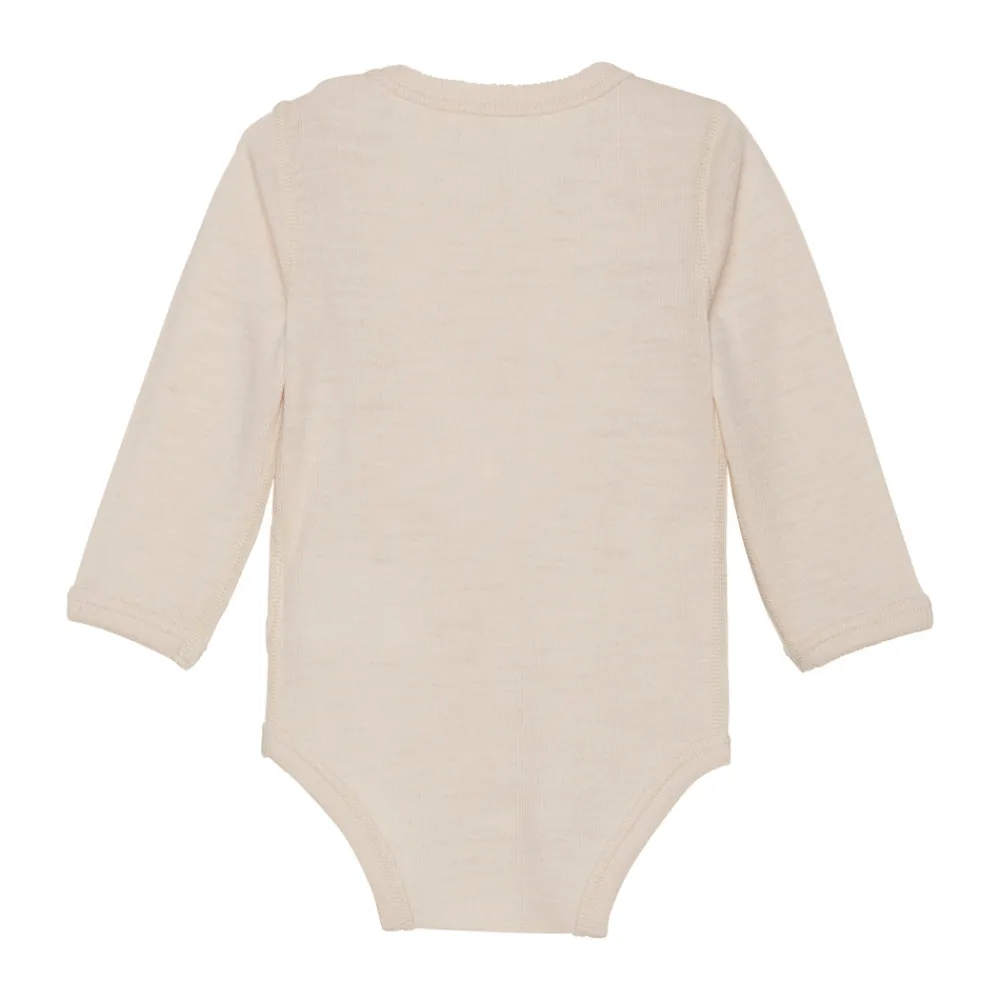 BeKids Uld body ls - solid - 2020- Uldbodyer|Bodystocking Langærmet