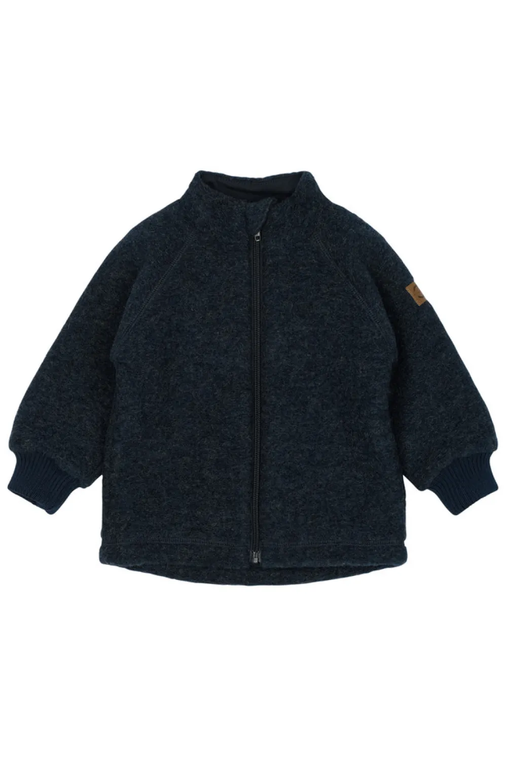 Mikk-Line Uld Cardigan - Blue night- Uldoverdele