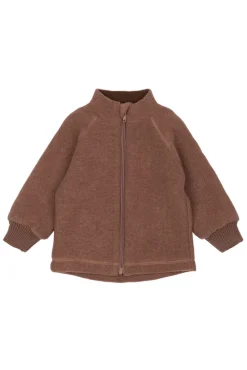 Mikk-Line Uld Cardigan - Burlwood- Uldoverdele