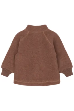 Mikk-Line Uld Cardigan - Burlwood- Uldoverdele