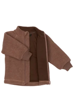 Mikk-Line Uld Cardigan - Burlwood- Uldoverdele