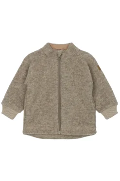 Mikk-Line Uld Cardigan - Melange denver- Uldoverdele