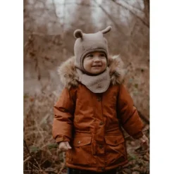 Mikk-Line Uld elefanthue med ører - MELANGE DENVER- Elefanthuer & Huer|Uldhuer, Uldvanter & Uldfutter