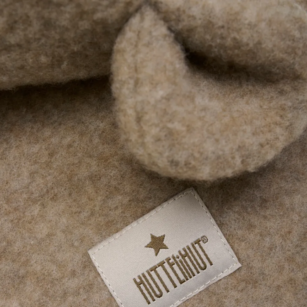 HUTTEliHUT Uld Fleece Balaclava - Savannah melange- Elefanthuer & Huer|Uldhuer, Uldvanter & Uldfutter