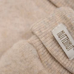 HUTTEliHUT Uld Fleece Vanter - Camel melange- Luffer & Vanter