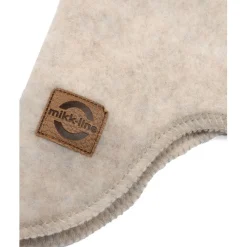 Mikk-Line Uld fullface - MELANGE OFF WHITE- Elefanthuer & Huer|Uldhuer, Uldvanter & Uldfutter
