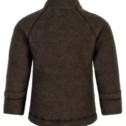 Mikk-Line Uld jakke - DARK BROWN MELANGE- Uldoverdele|Cardigans, Veste & Trøjer