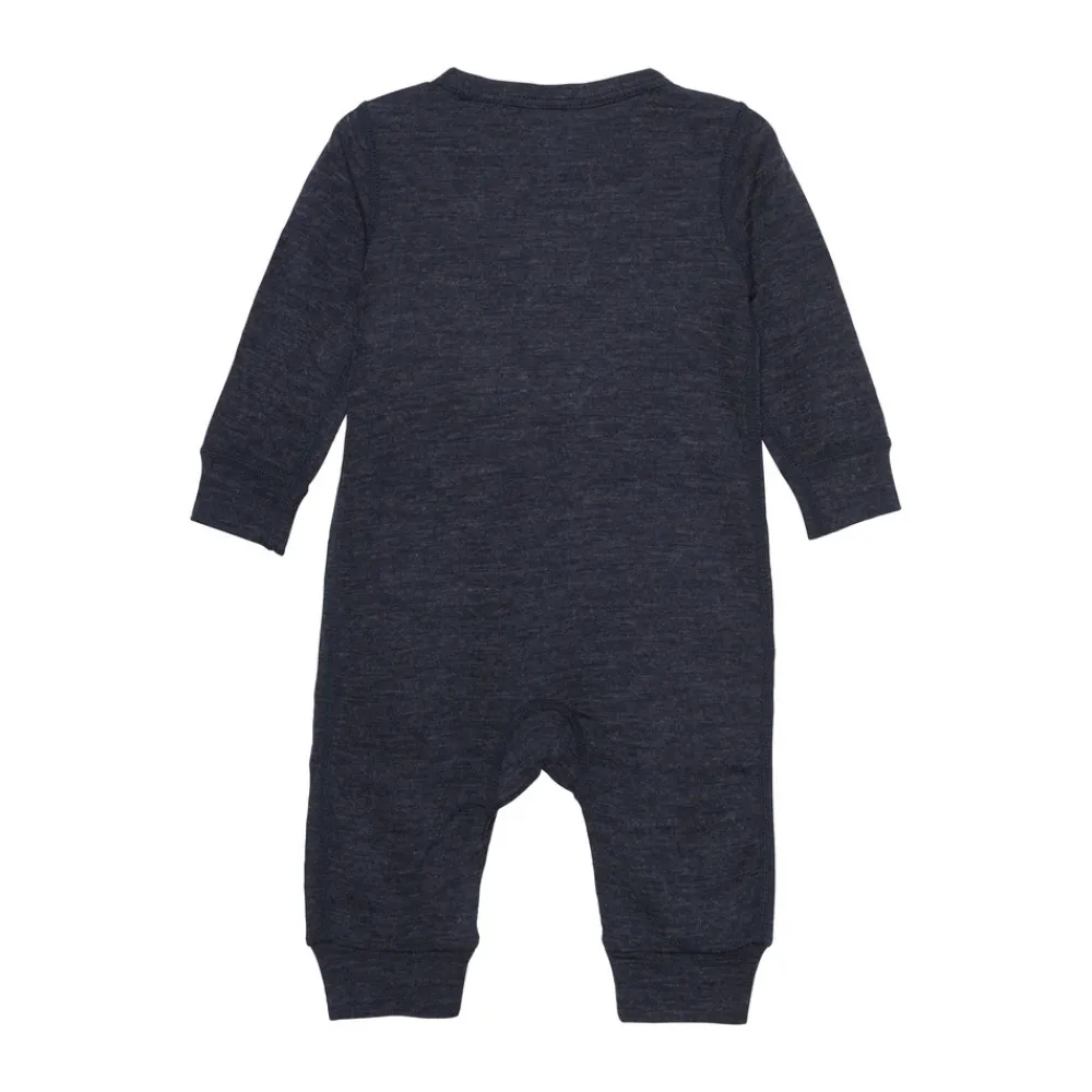 BeKids Uld jumpsuit - solid - 7392- Ulddragter|Heldragter U. Fod