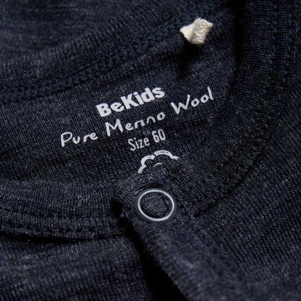 BeKids Uld jumpsuit - solid - 7392- Ulddragter|Heldragter U. Fod