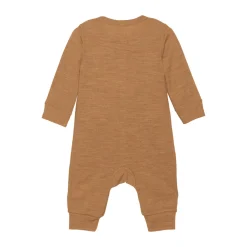 BeKids Uld jumpsuit - solid - Chipmunk Melange- Ulddragter|Heldragter U. Fod