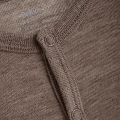 BeKids Uld jumpsuit - solid - Leafless Tree Melange- Ulddragter|Heldragter U. Fod