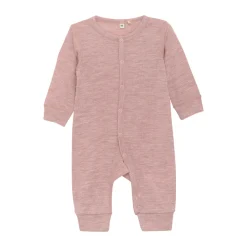 BeKids Uld jumpsuit - solid - Starling Melange- Ulddragter|Heldragter U. Fod
