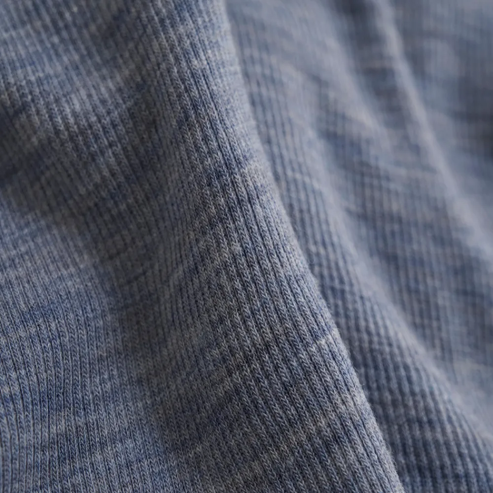 BeKids Uld leggings - solid - Folkstone Gray Melange- Uldunderdele|Leggings