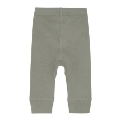 BeKids Uld leggings - solid - Forest Fog Melange- Uldunderdele|Leggings