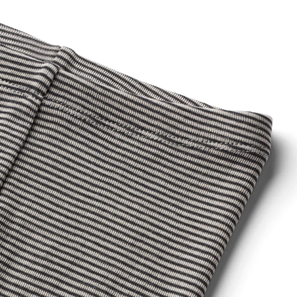 Wheat Uld leggings Agi - Navy Stripe- Uldunderdele|Leggings
