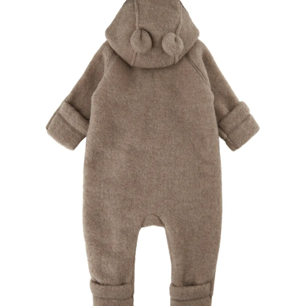 Mikk-Line Ulddragt med ører - Melange Denver- Køredragter|Ulddragter