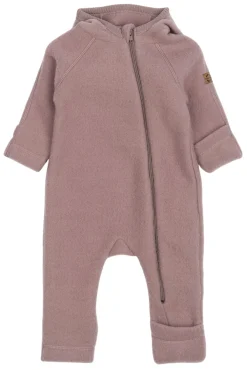 Mikk-Line Ulddragt Med Ører - Twilight mauve- Køredragter|Ulddragter