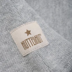 HUTTEliHUT Uldstrik Balaclava Vindstop - Light grey melange- Elefanthuer & Huer|Uldhuer, Uldvanter & Uldfutter