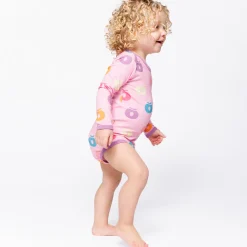 Småfolk Ulm Langærmet Body - Pink lilac- Bodystocking Langærmet