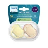 Philips Avent Ultra air soother, 0-6 m, gul/orange- Sutter
