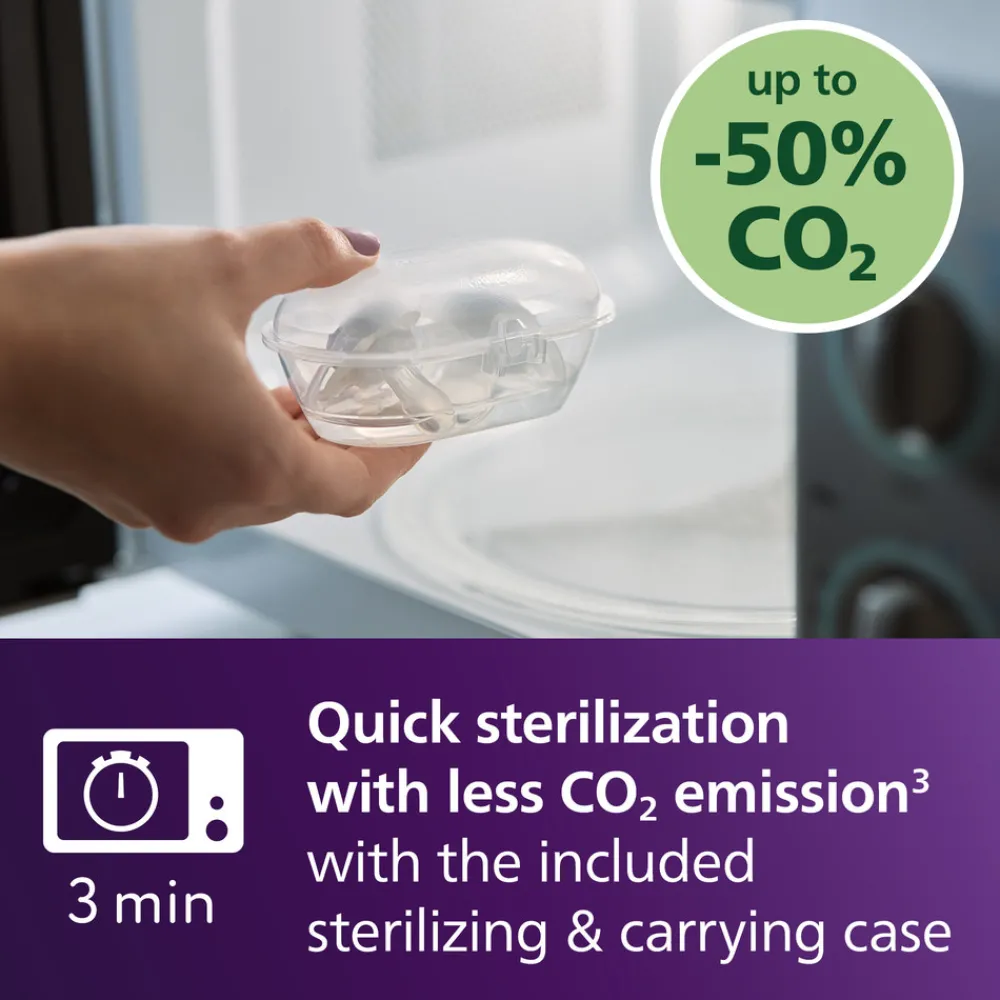 Philips Avent Ultra air soother, 0-6 m, lysegrøn/lyseblå- Sutter